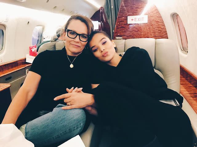 <p>Hailee Steinfeld Instagram</p> Hailee Steinfeld and her mom Cheri Steinfeld.