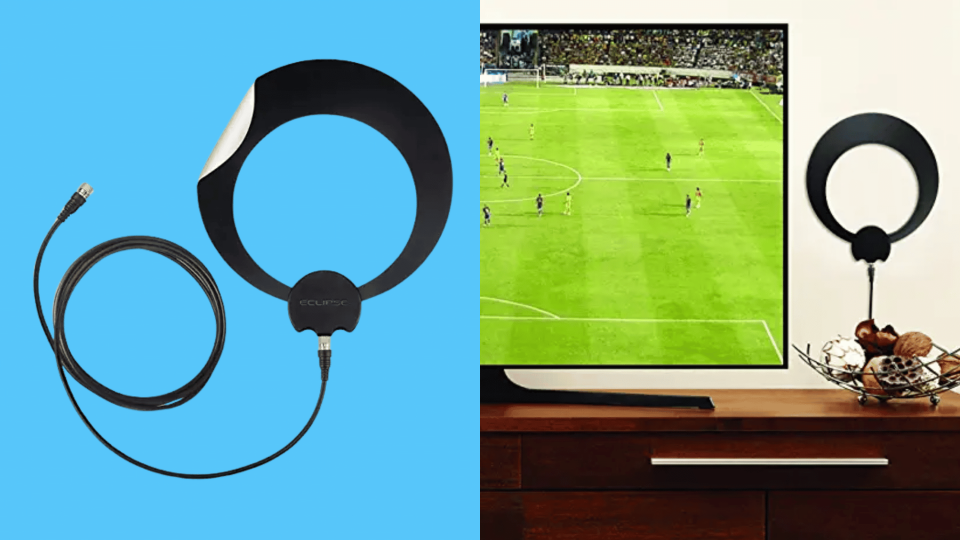 The best HDTV antenna we've tested is the ClearStream Eclipse TV Antenna.