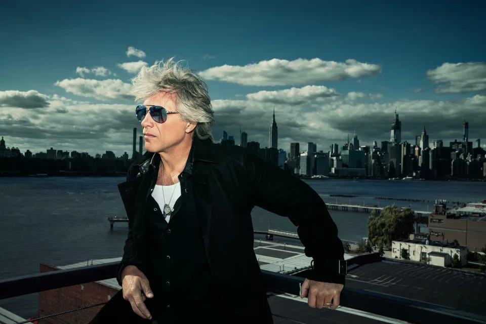 Jon Bon Jovi says it was his idea to do a documentary to commemorate Bon Jovi's 40th anniversary. "Thank You, Goodnight: The Bon Jovi Story," arrives on Hulu April 26.