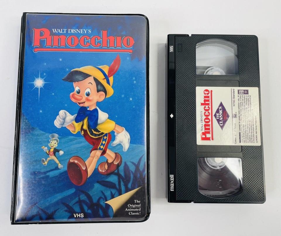 "Pinocchio" on VHS