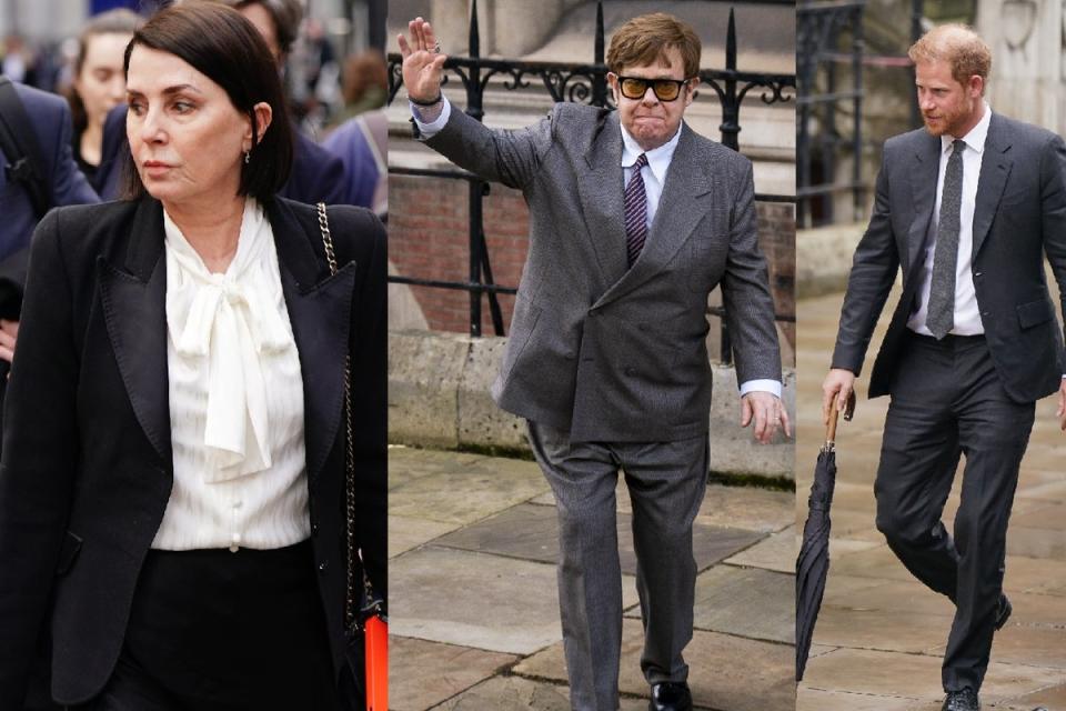 Prince Harry, Elton John, and Sadie Frost are among high-profile figures suing Associated Newspapers Limited over alleged privacy breaches (PA)