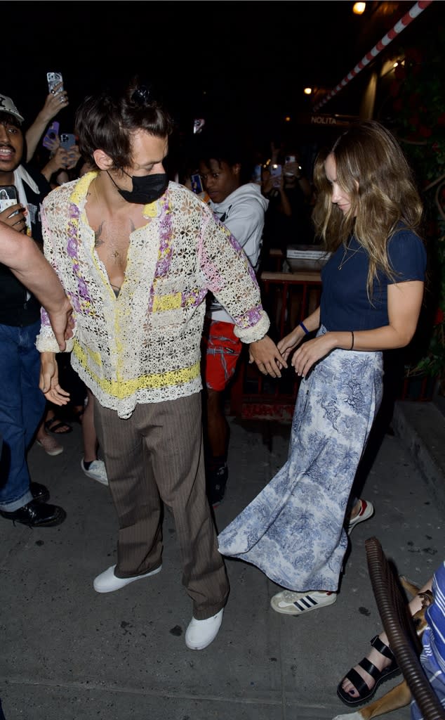 Olivia Wilde, Harry Styles, Holding Hands