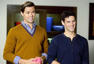 Andrew Rannells and Justin Bartha  | Photo Credits: Justin Lubin/NBC