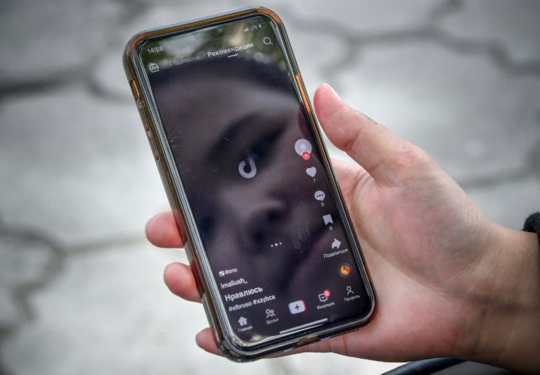 Kyrgyzstan this week blocked TikTok after its security services expressed concern over its impact on children's wellbeing (Vyacheslav OSELEDKO)