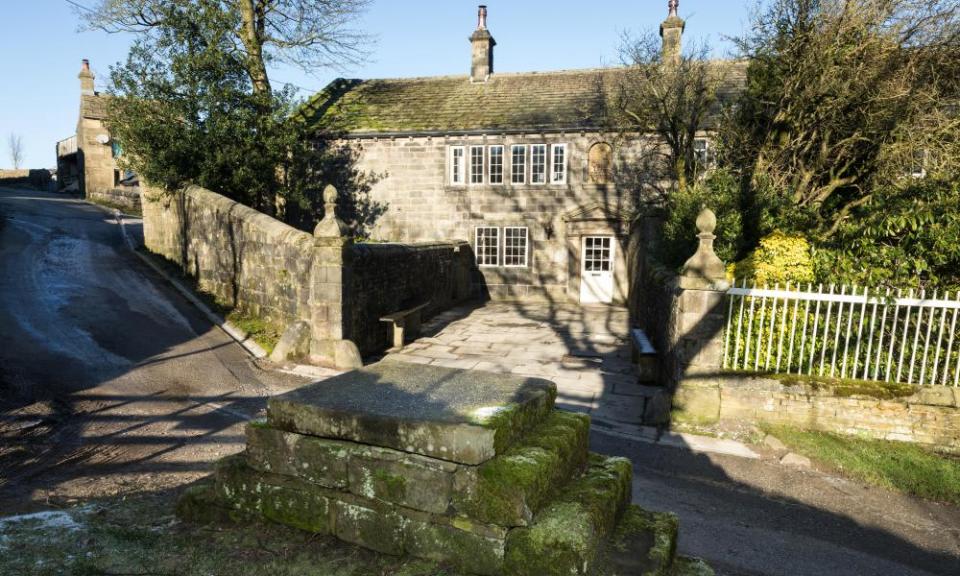 A close-up of Ponden Hall.