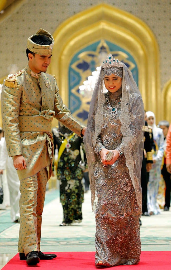 <h1 class="title">Princess Hajah Hafizah Sururul Bolkiah and Pengiran Haji Muhammad Ruzaini</h1><cite class="credit">Photo: Getty Images</cite>