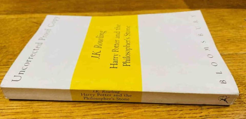 The rare proof copy of the first Harry Potter book was bought for £1. (Hansons Auctioneers)