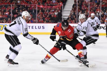 NHL: Los Angeles Kings at Calgary Flames