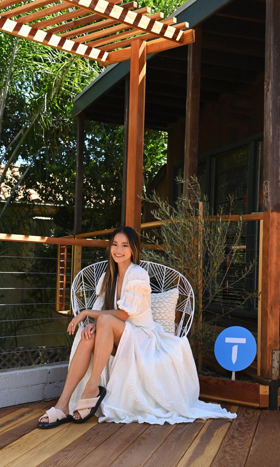 At home with Jamie Chung.