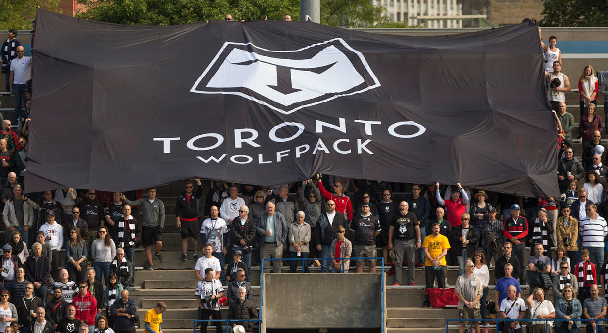 The Toronto Wolfpack are one win away reaching the top level of Rugby League. (Rick Madonik/Toronto Star via Getty Images)