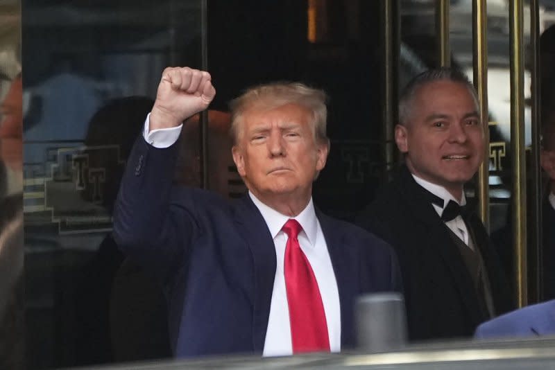 Former President Donald Trump has captured support by promising to fight "the establishment," ushering in the current tug-of-war over what the Republican Party stands for. File Photo by John Nacion/UPI