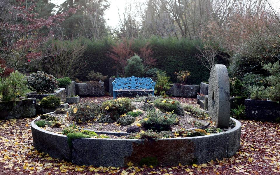 The trough garden at Thenford House where Lord Heseltine lives - Clara Molden