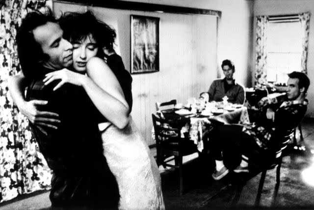 Everett Collection Roberto Benigni, Nicoletta Braschi, Tom Waits, and John Lurie in 'Down by Law'