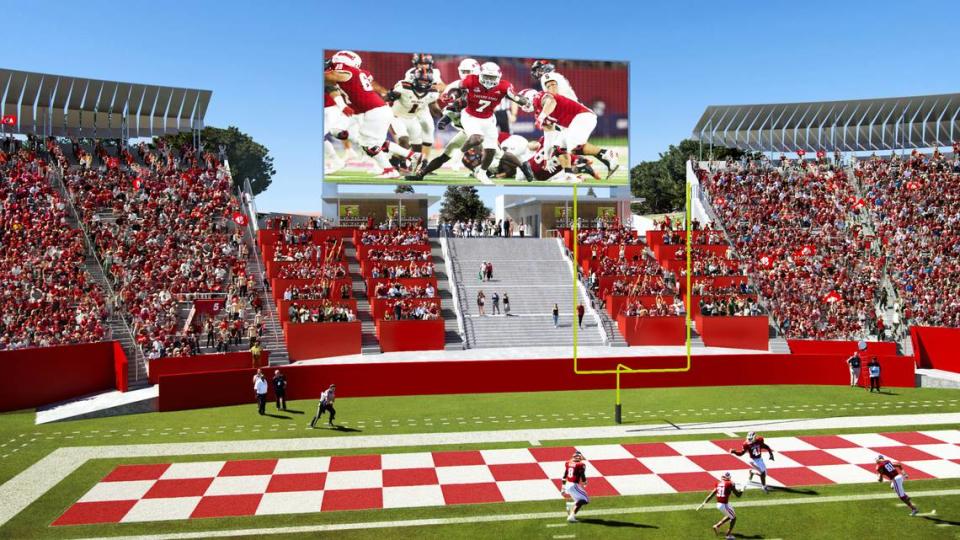 Fresno State’s master plan for its athletics facilities includes the addition of premium seating in the North end zone of Valley Children’s Stadium.