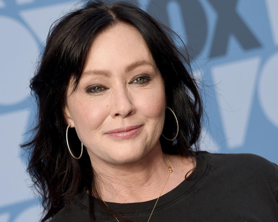 LOS ANGELES, CA - AUGUST 07:  Shannen Doherty arrives at the FOX Summer TCA 2019 All-Star Party at Fox Studios on August 7, 2019 in Los Angeles, California.  (Photo by Gregg DeGuire/FilmMagic)