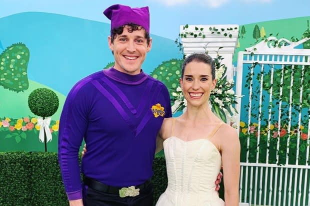 Purple Wiggle Lachy with new girlfriend