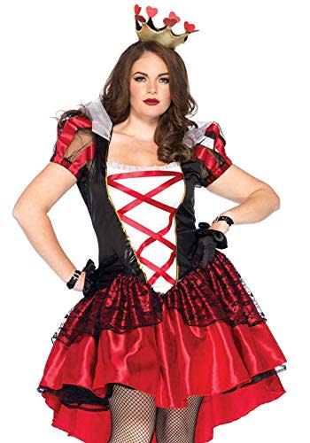 10) Plus-Size Royal Red Queen Costume