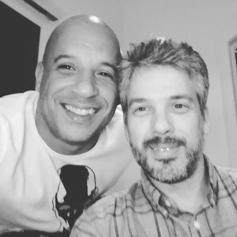<p>Vin Diesel Instagram</p> Vin Diesel with his brother, Paul Vincent