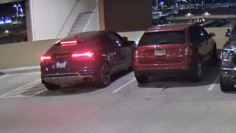 lamborghini urus stolen from parking lot