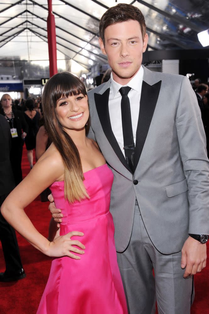 Lea Michele and Cory Monteith