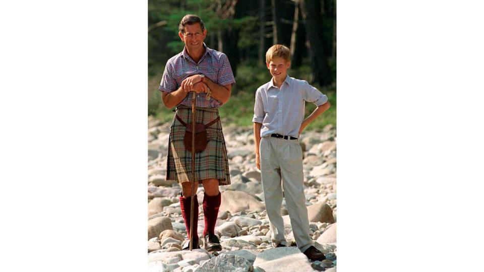 Charles and Harry at Balmoral