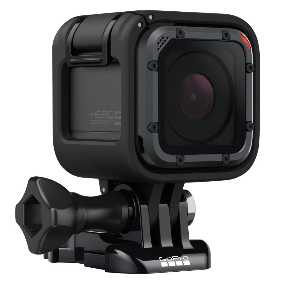 <p><span>Capturing holiday memories just has to be done - and there are few better ski-friendly cameras than the <a rel="nofollow noopener" href="http://shop.gopro.com/EMEA/cameras/hero5-session/CHDHS-501-master.html" target="_blank" data-ylk="slk:GoPro Hero5 Session;elm:context_link;itc:0;sec:content-canvas" class="link ">GoPro Hero5 Session </a></span><b>(£249.99)</b><span>. It's light, small, waterproof and features nifty voice control technology so you don't need to take off your gloves when taking snowy videos and selfies. It also has image stabilisation to smooth out even the bumpiest skiing footage, and helmet and chest mounts are available. [Photo: GoPro]</span> </p>