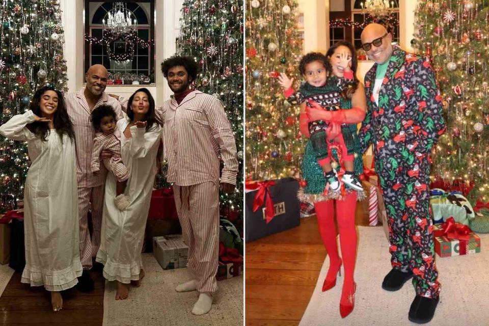 <p>Adrienne Bailon/Instagram</p> Adrienne Bailon and family on Christmas