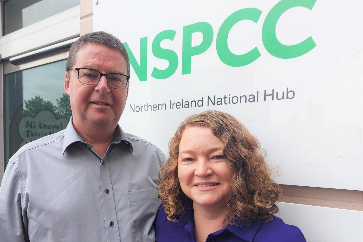 In a coincidental turn of events, Paul and Phyllis Stephenson now both work for the NSPCC. <i>(Image: NSPCC.)</i>