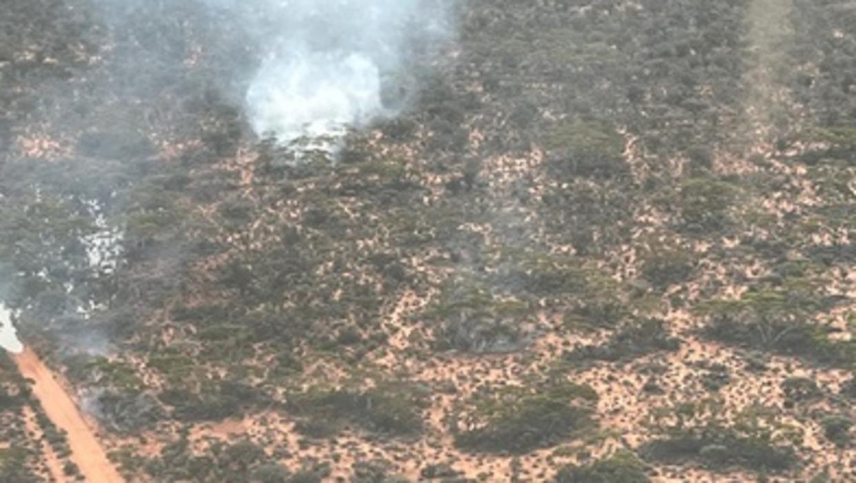 A group of eight travellers have been rescued in the outback after becoming stranded in their vehicle. Picture: WA Police.