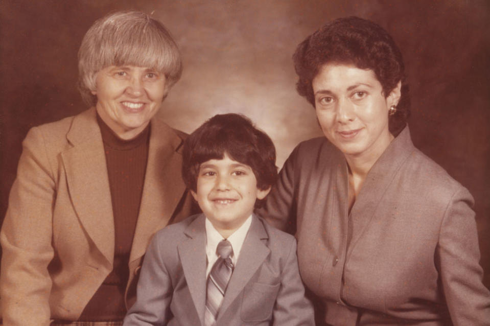 Phyllis y Lillian con Avrom, en 1979, cuando tenía 4 años.