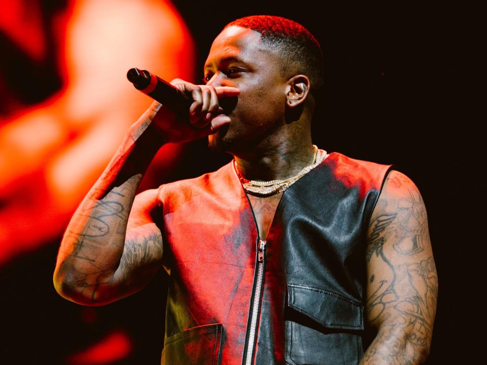 YG performing at Coachella in April 2023.