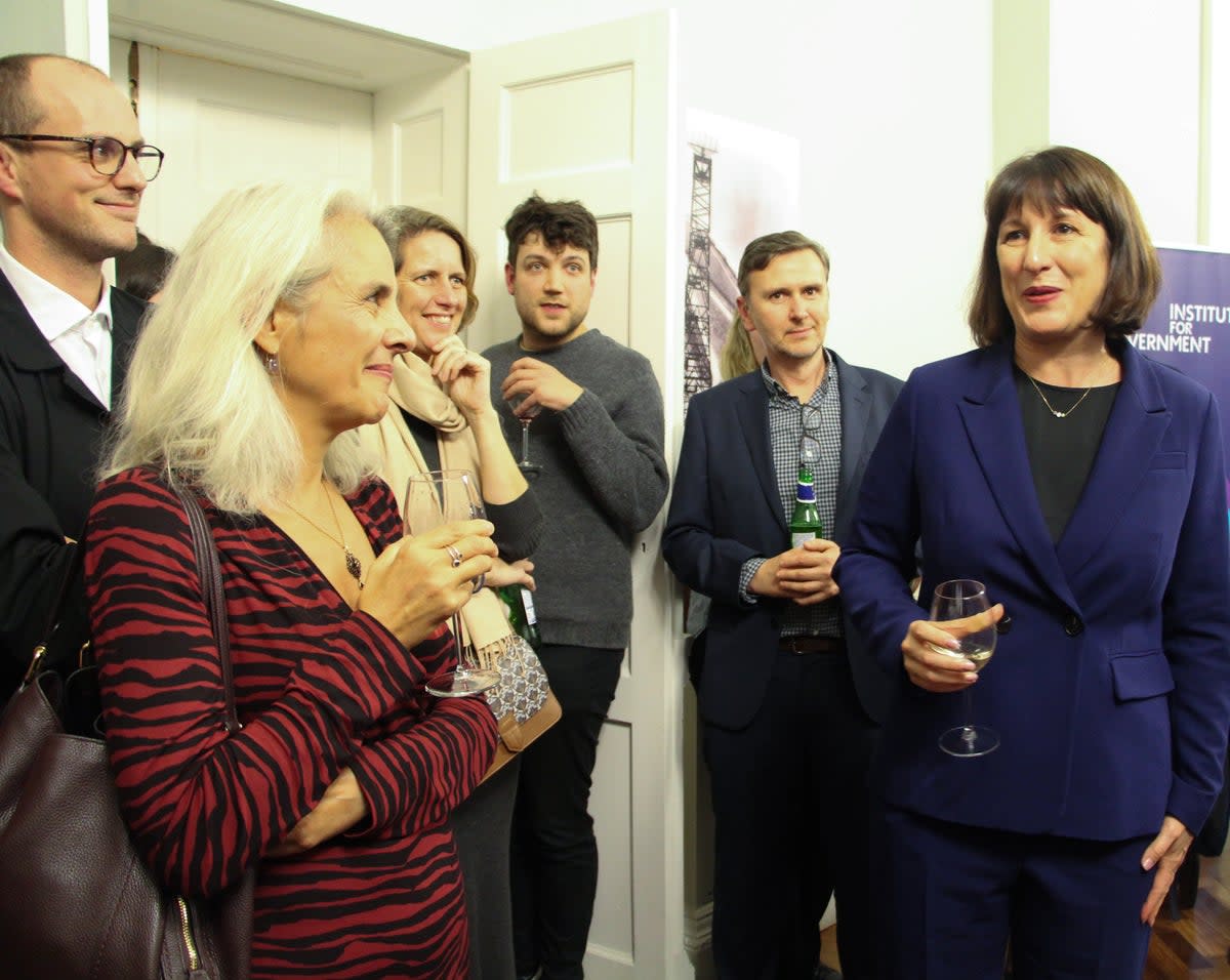 Rachel Reeves at her book launch (Institute for Government/Melissa Ittoo)