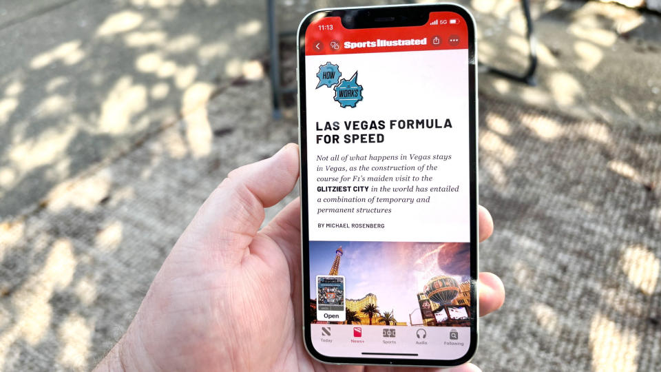 Apple News Plus on iPhone