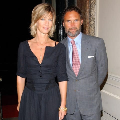 AA Gill, photographed in 2004 with his partner of 23 years Nicola Formby  - Credit: PA