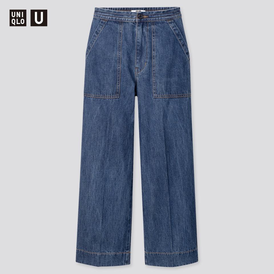 Uniqlo U Denim Relaxed Ankle Pants