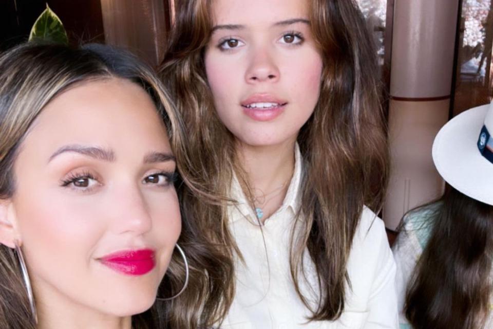 <p>Jessica Alba/Instagram</p> Jessica Alba and daughter Honor