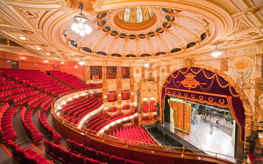 The lavish interior of London's Palace Theatre was intended to encourage people to linger - Getty