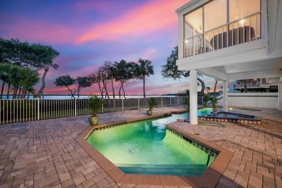 A Tidy Island home once owned by tennis coaching great Nick Bollettieri has gone on the market for $2.95 million. Bollettieri built the five-bedroom, five-bath home at 78 Tidy Island Blvd. in 1984 and sold it in 1988. RE/MAX Alliance Group photo