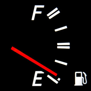 fuel nearly empty