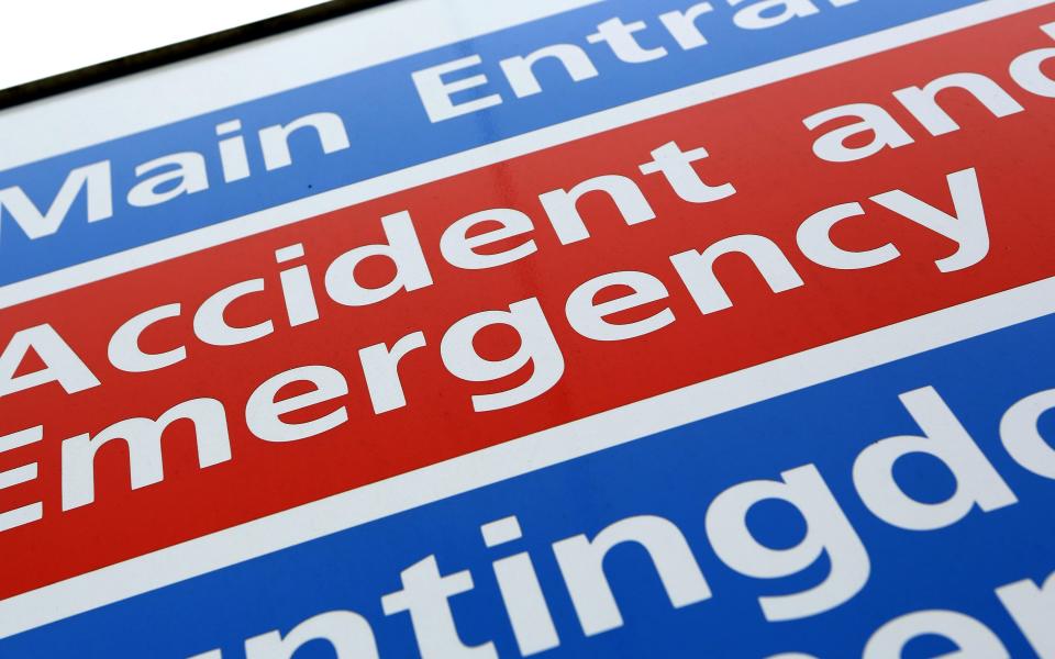 Accident and Emergency  - Credit: Chris Radburn /PA