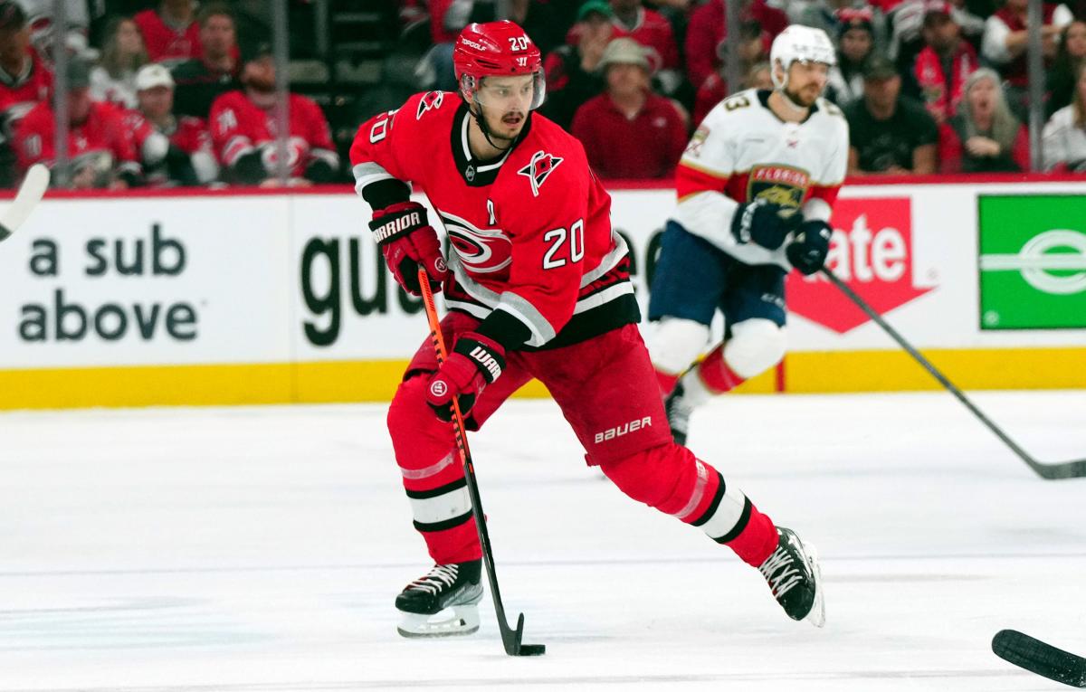 Hurricanes sign star center Sebastian Aho to extension