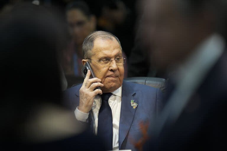 Lavrov, durante la cumbre del G20