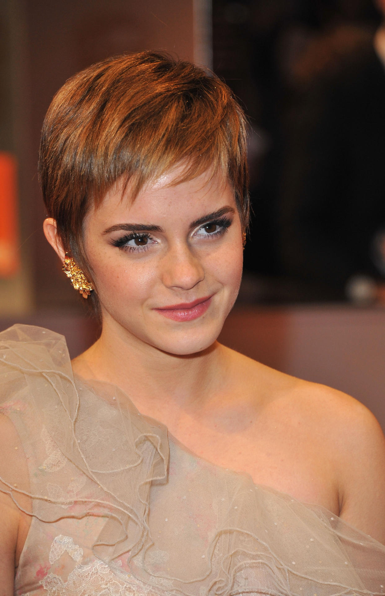 Emma Watson at the 2011 Orange British Academy Film Awards. (Getty Images)