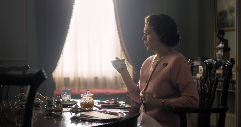 Netflix first look at Olivia Colman as The Queen