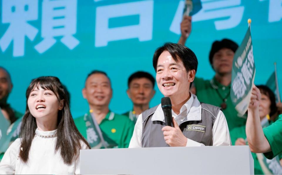 賴清德11日出席「台北市信賴台灣客家後援會」成立大會。   圖：民進黨提供