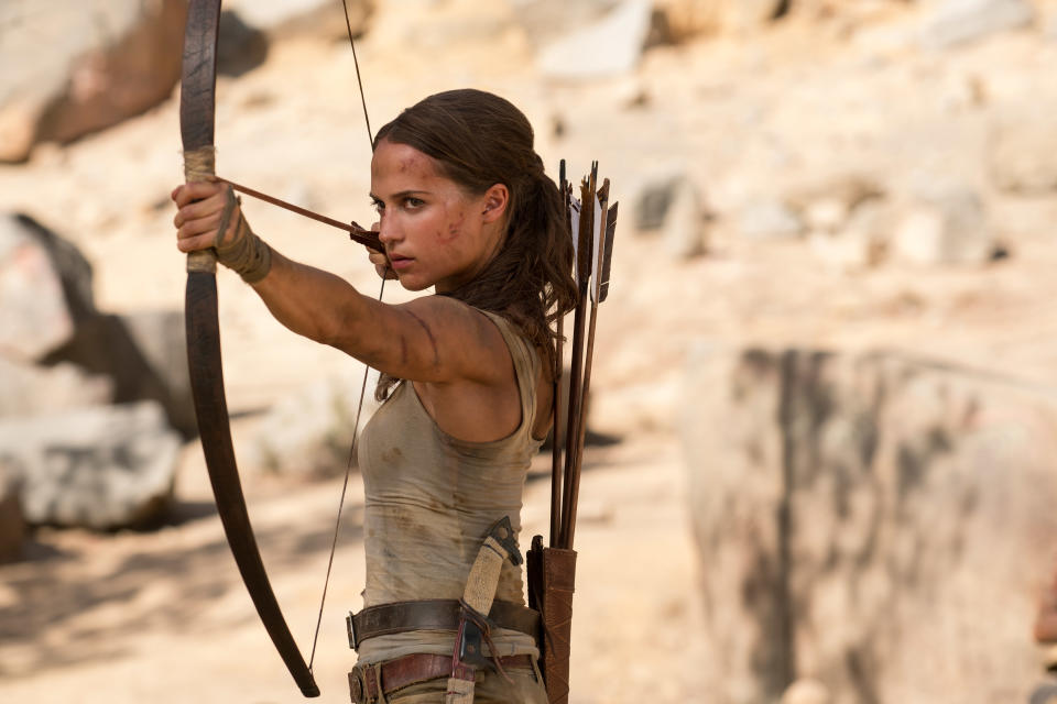 Szene aus “Tomb Raider” mit Alicia Vikander als “Grabräuberin” Lara Croft (Bild: Warner Bros. Pictures)