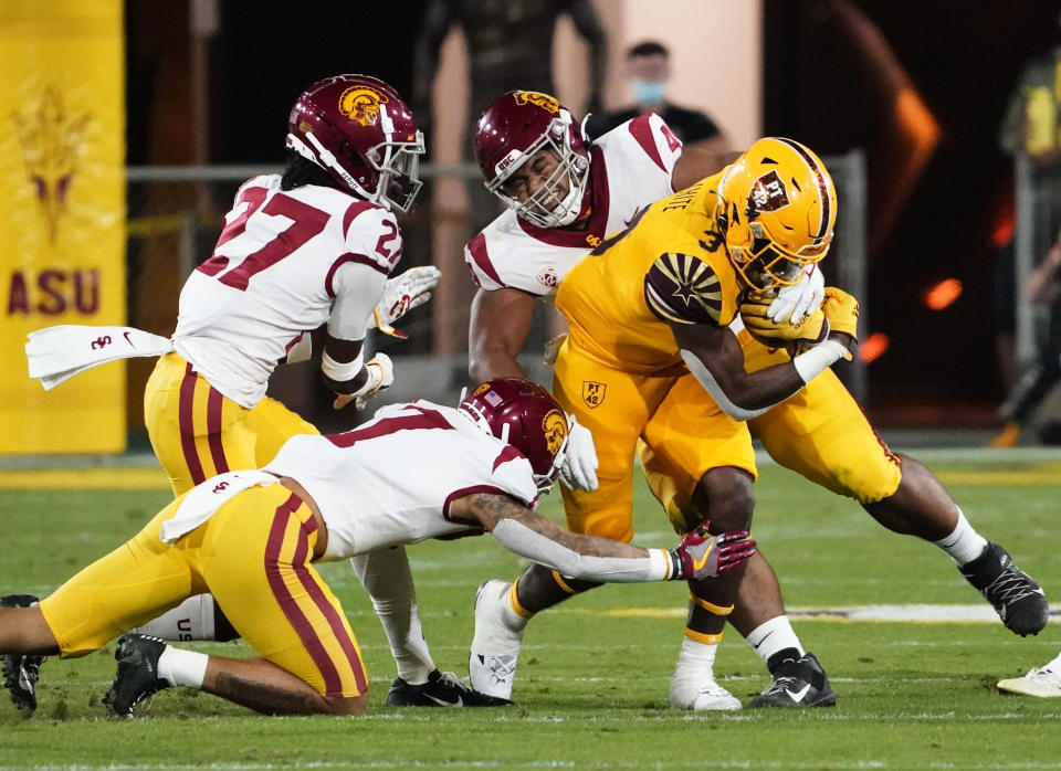 Nov 6, 2021; Tempe, Arizona. Mandatory Credit: Rob Schumacher-USA TODAY Sports