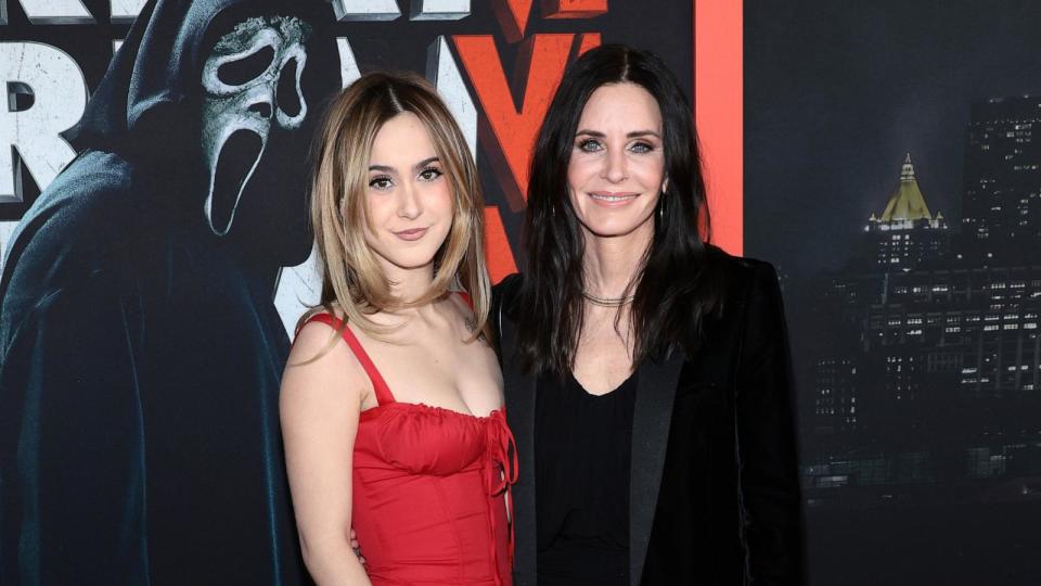 PHOTO: Coco Arquette and Courteney Cox attend the world premiere of Paramount's 'Scream VI' at AMC Lincoln Square Theater on March 6, 2023 in New York City. (Dimitrios Kambouris/Getty Images, FILE)