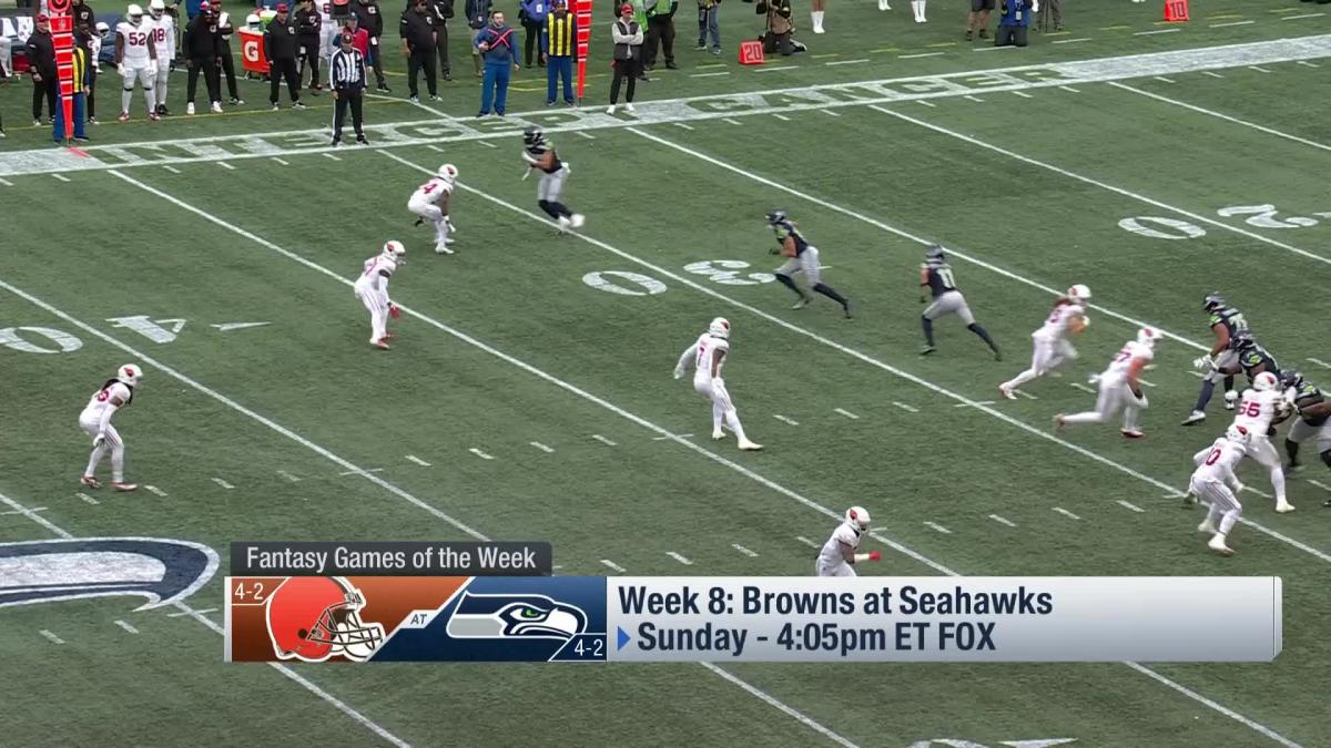 Can Browns vs. Seahawks Deliver the Most High-Scoring Game in Week 8? Insights from ‘NFL Fantasy Live’