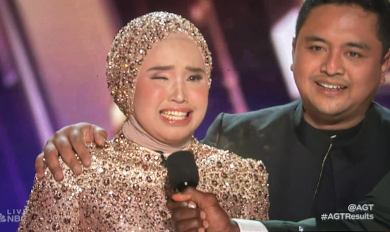 Singer Putri Ariani advanced to the finals of America's Got Talent (NBC)